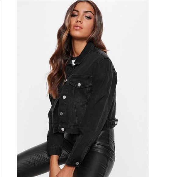Missguided Jackets & Blazers - Cropped boxy denim jacket
